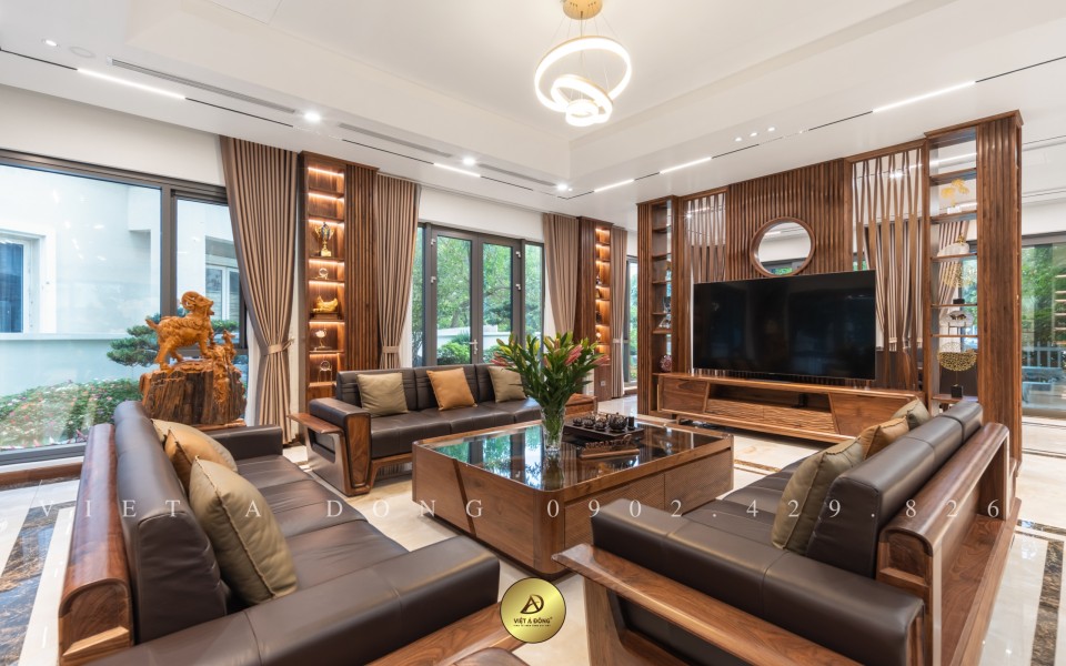 Thi công biệt thự Hoa Sữa Vinhomes Riverside - Chị Dung
